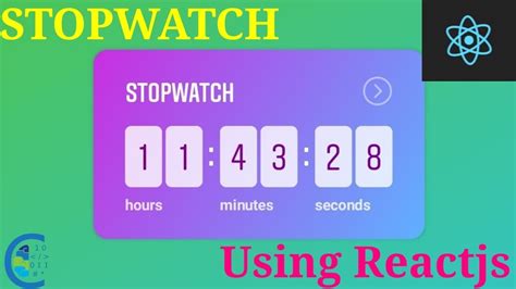 Stopwatch In Reactjs