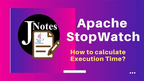 Stopwatch Java Apache