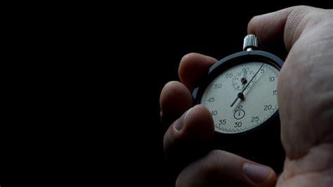 Stopwatch With Black Background