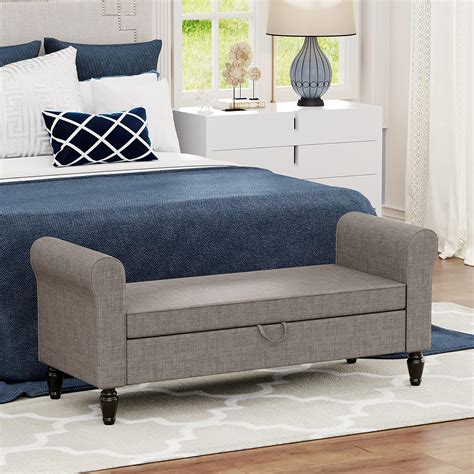 Storage Bench With Arms For Bedroom