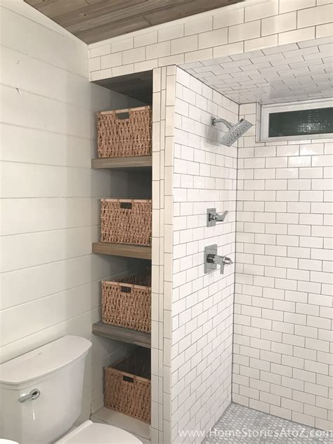 Storage Beside Shower