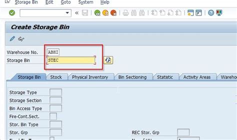 Storage Bin List Sap Tcode