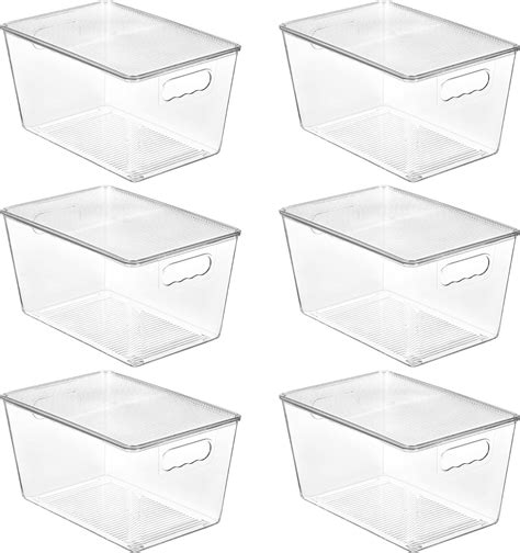 Storage Bins Clear Large
