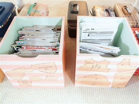 Storage Boxes For Sewing Patterns