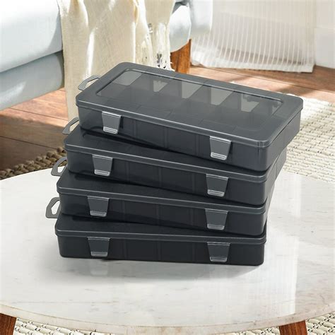 Storage Boxes With Adjustable Compartments