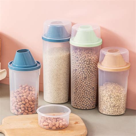Storage Containers With Measuring Cups