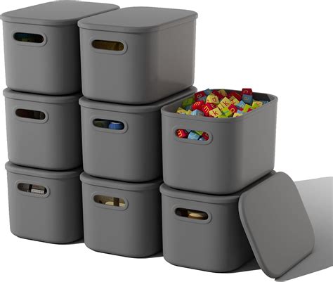 Storage Cube Bins With Lids