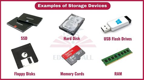 Storage Devices With Examples