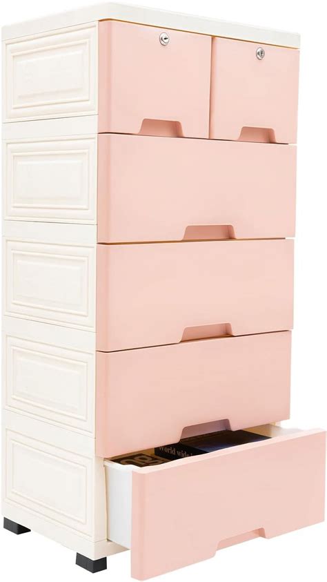Storage Drawers Pink
