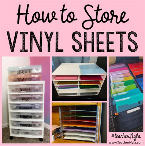 Storage For Vinyl Sheets