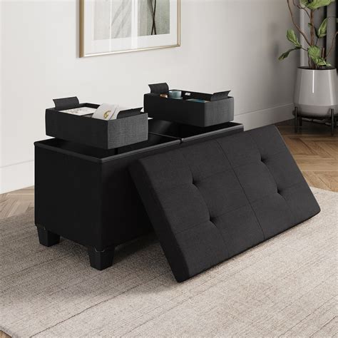 Storage Ottoman Bench Overstock Com