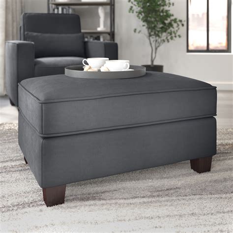 Storage Ottoman In Grey