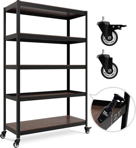 Storage Shelf With Casters