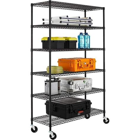 storage shelves on casters