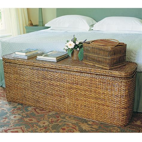 Storage Trunk For End Of Bed