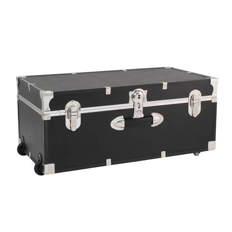 Storage Trunk With Wheels And Lock