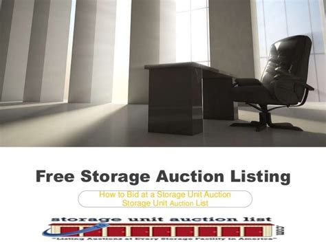 storage unit auction list uk