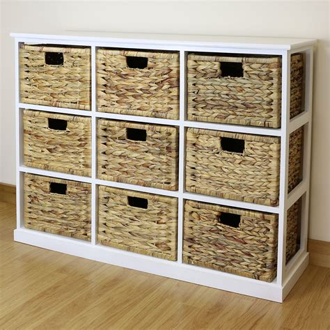 Storage Unit With Basket Bedroom