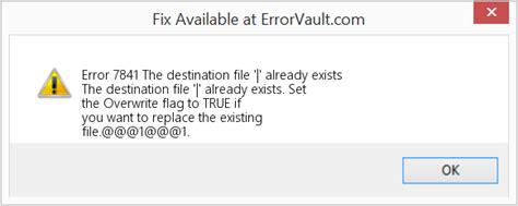 Storage_Download Error Destination File Exists And Overwrite Is False