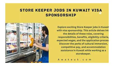Store Keeper Jobs In Kuwait Salary स्टोर कीपर जॉब कुवेत! Job . YouTube