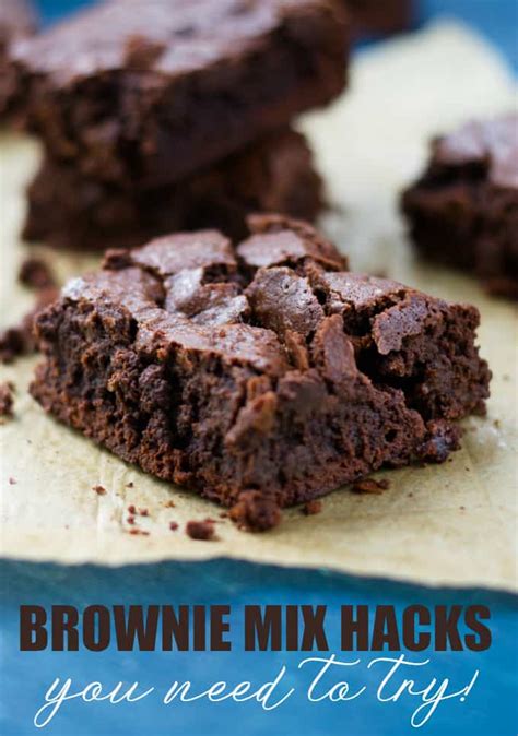 store bought brownie mix hacks