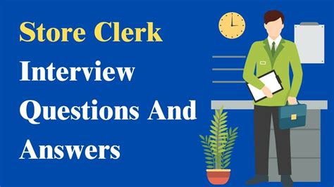 store clerk interview questions and answers