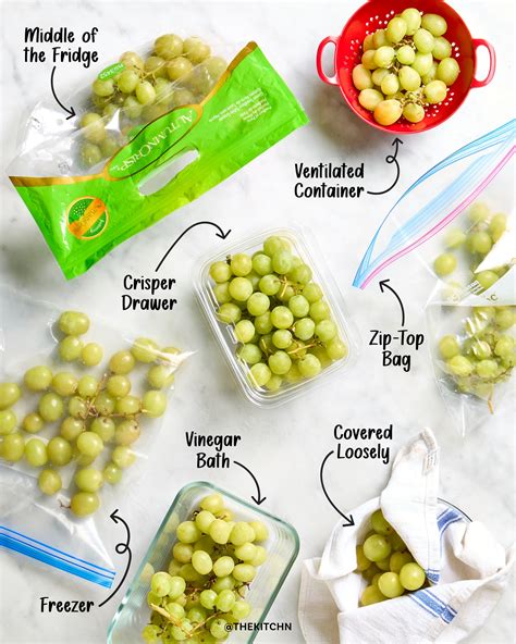 Store Green Grapes