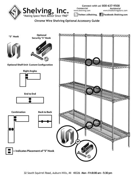 Store Shelving Assembly Instructions