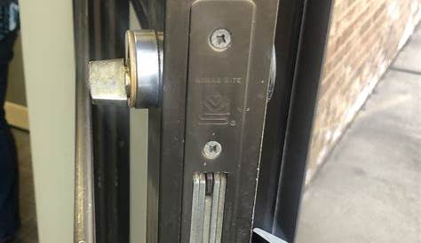 How To Replace A Key Cylinder In A Commercial Storefront Door Youtube