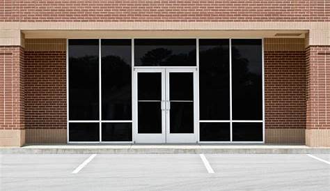 Storefront Windows And Doors Commercial Entrance , Store