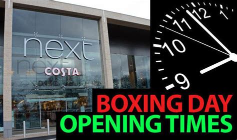 stores open boxing day