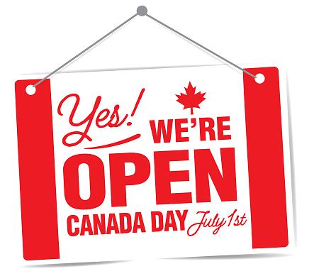 stores open on canada day