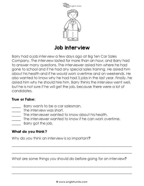 stories for job interviews