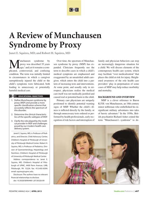 stories of munchausen syndrome by proxy
