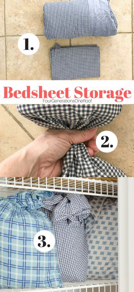 Storing Bed Sheets In Pillowcase