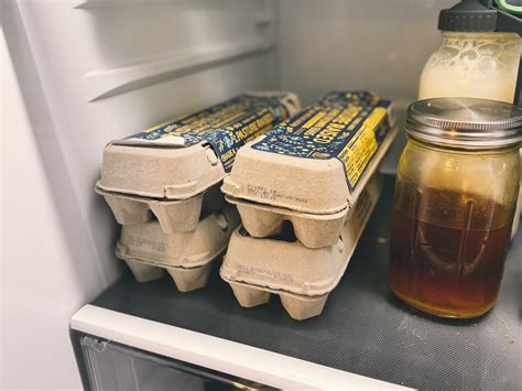 Storing Eggs In Refrigerator