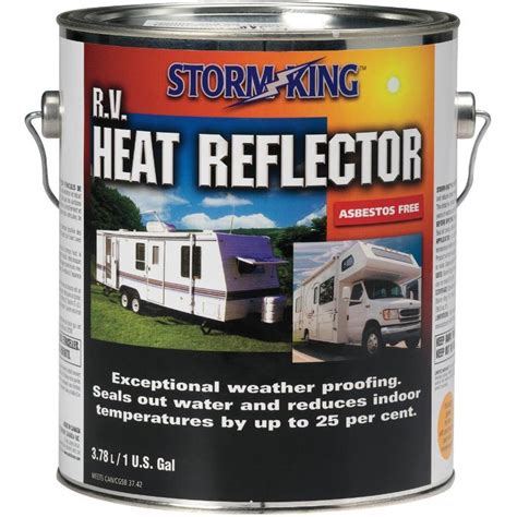 storm king rv heat reflective roof coating