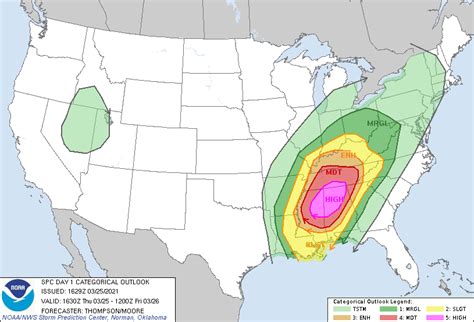 storm prediction center day 1 outlook