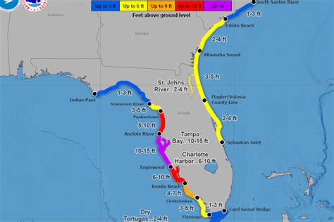 storm surge map tampa