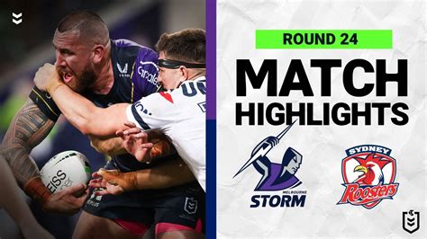 storm vs roosters highlights