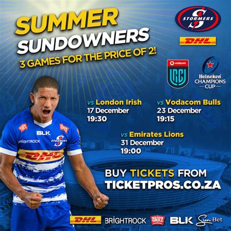 stormers tickets for saturday