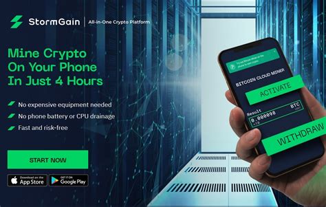 StormGain Cloud Mining Platform