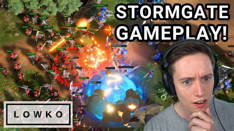 stormgate gameplay