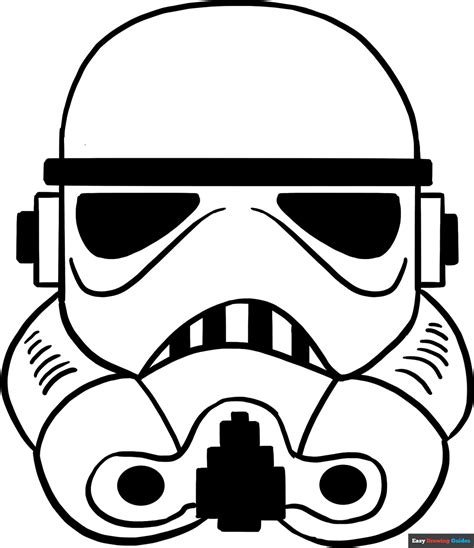 stormtrooper helmet outline