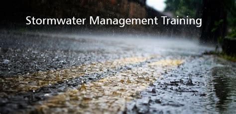 stormwater management training program