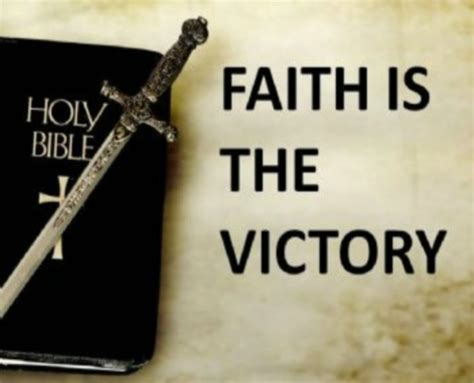story behind faith is the victory
