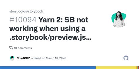 Storybook Preview.js Not Working