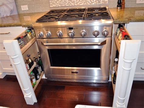 Maximize Kitchen Space with a Stylish Stove Side Cabinet - The Perfect Solution for Small Kitchens