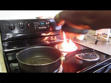 Stovetop Caught Fire