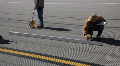 Straight Edge Testing Asphalt